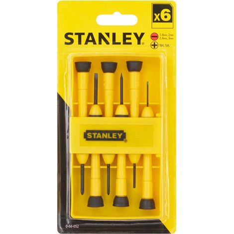 Tournevis horloger bimatiere coffret 6pieces - 0-66-052