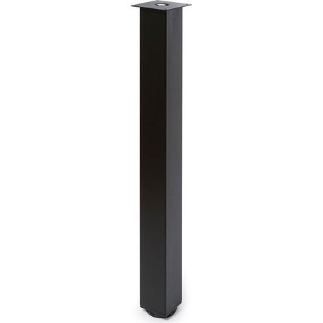 jgo.4patas regulable para mesa rigo 60x60-710 negro mesa fija (1/2)