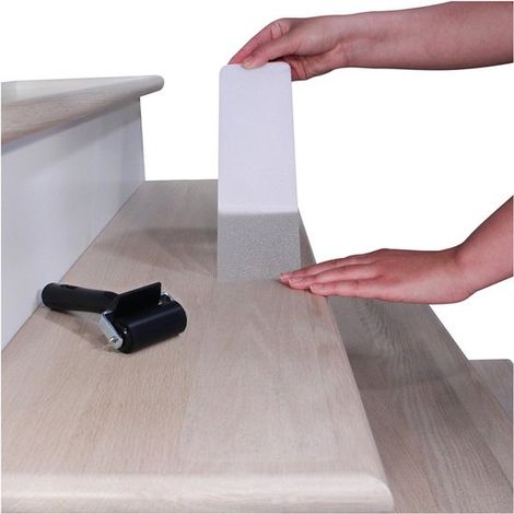 15er-Pack Antirutsch-Treppenstufenband – Transparente Bodenschutzstreifen für Treppen und Badezimmer (1/5)