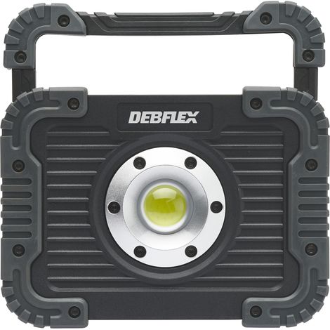 DEBFLEX - PROJECTEUR CHANTIER BATTERIE SIMPLE FLUX IP44 SMD 10W 6500K 750LM - 600492