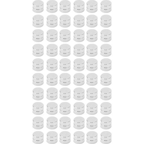 120 aimants en néodyme à vendre, aimants puissants pour l'artisanat, la science, le bricolage et les aimants de réfrigérateur, aimants ronds adaptés à de multiples usages. (1/5)