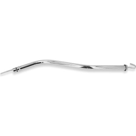 Tube de jauge d'huile moteur en acier inoxydable chromé argenté 18-3/4 pouces, remplacement compatible transmissions Ford C-6 (1/5)