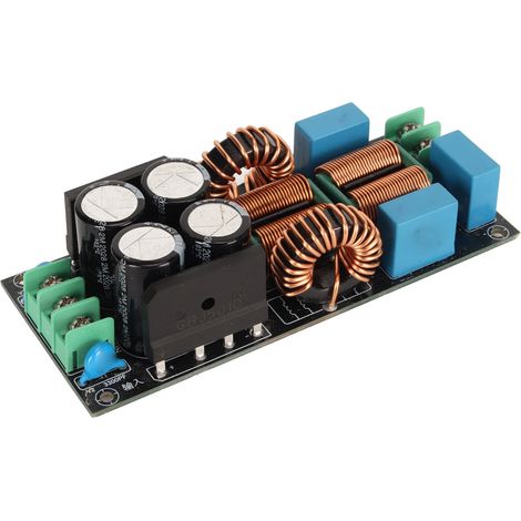 Carte Filtre Alimentation Professionnelle 20A, Module Anti-EMI Compact et Durable pour Amplificateurs