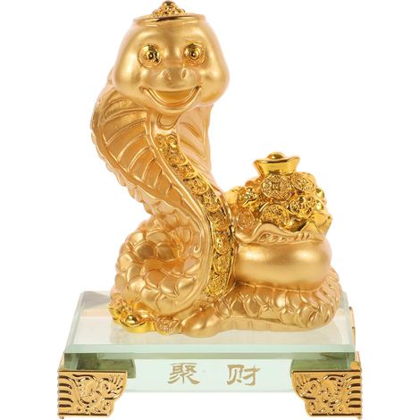 Serpent du Zodiaque Compacte en Alliage Dor D coration l (1/5)