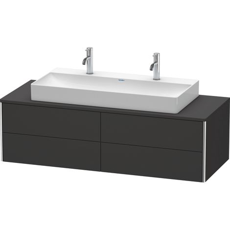 Lavabo consola Duravit XSquare, suspendido, 4 cajones,