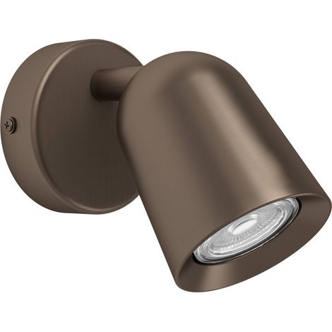 Eglo Wandleuchte 1er Spot Camaldoli bronze 9 x 11 cm (1/3)
