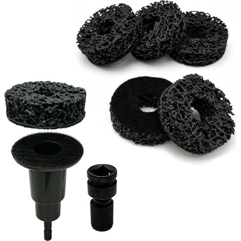 Nettoyant Jantes - Kit de nettoyage et de réparation complet pour jantes de véhicule, incluant 5 entretoises, compatible avec perceuse électrique pour un entretien des jantes (1/5)