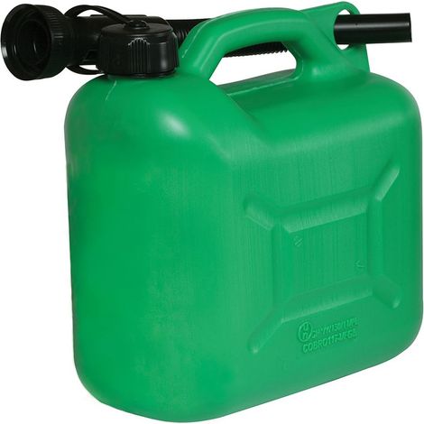 Silverline Plastic Fuel Can 5Ltr Green 847074