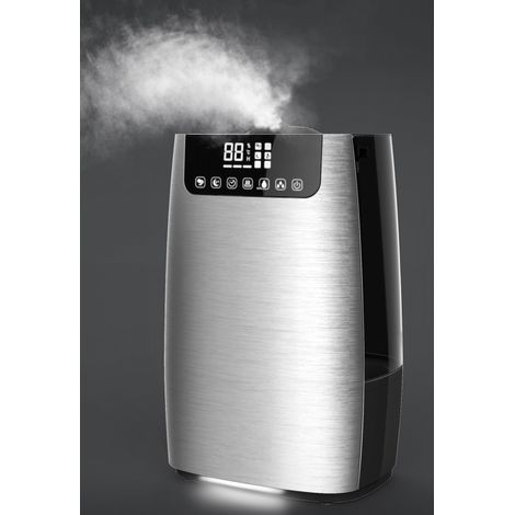 Humidificateur d'air 400 ml/h – Filtre HEPA + charbon actif – Réservoir 5 L – Contrôle numérique – Pour 100 m³ – Mode nuit, aromathérapie – Ruby