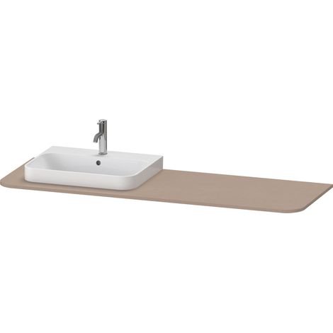 Consola Duravit Happy D.2 Plus, 1600x550 mm, 1 hueco a la