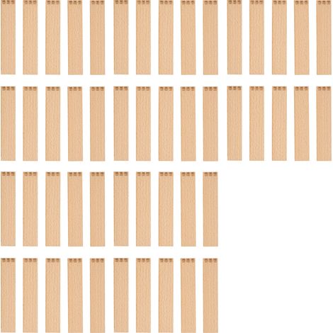 Stoppini in legno con incisione - regalo 100x20x1 mm 50 pezzi