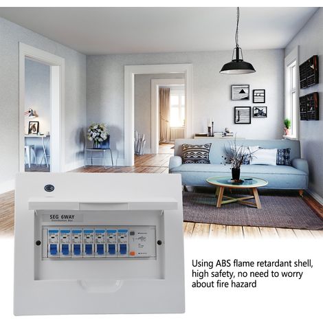 BAOYI 6-fach britischer Miniatur-Fehlerstromschutzschalter 63 A 30 mA + 4 Leitungsschutzschalter (RCD + 4MCB) – Exklusives Überseelager (1/5)
