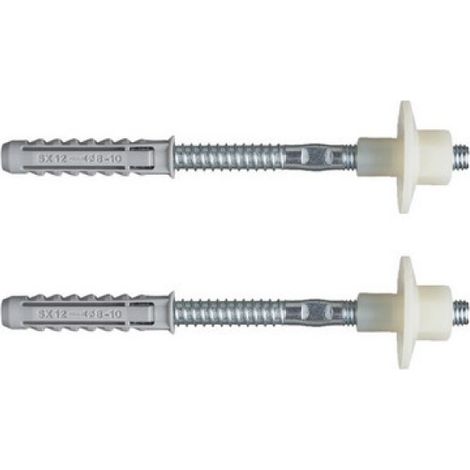 2 PZ ELEMENTI DI FISSAGGIO FISCHER PER LAVABI SEMI-INCASSO WD 120