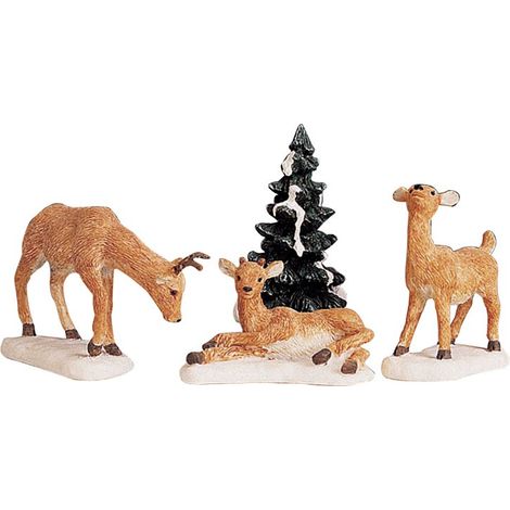 Dad and Fawns Set of 4 Cod. 92299
