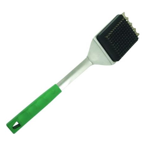 SPAZZOLA CON SPATOLA DOPPIA FUNZIONE CM 41 PER GRIGLIA BARBECUE (29480) (1/5)