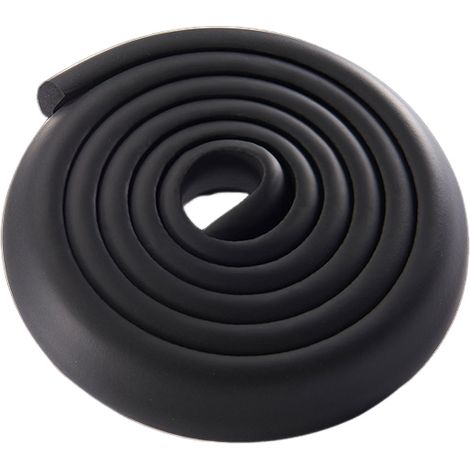 Protectores de esquinas para bebés, ideales para proteger las esquinas afiladas de mesas, armarios y paredes (negro, 1 rollo). (1/5)