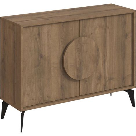 Buffet en bois "Gora" - 110 x 36 x 82 cm - Marron