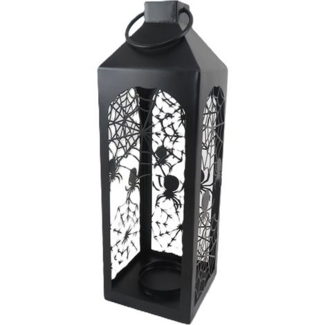 TrendLine Deko-Laterne Metall 50 x 14 cm schwarz