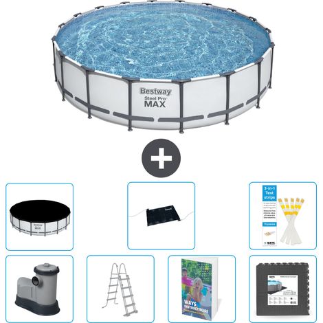 Bestway Steel Pro MAX Rund - 549x122 cm - 8-teilig S543