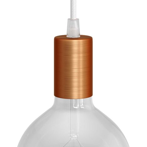 Creative-cables italia kit fassung e27 zylindrisch kupfer metall kbm4011ras (1/5)