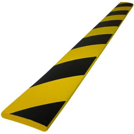 Protezione angolare 750 x 40 nero e giallo