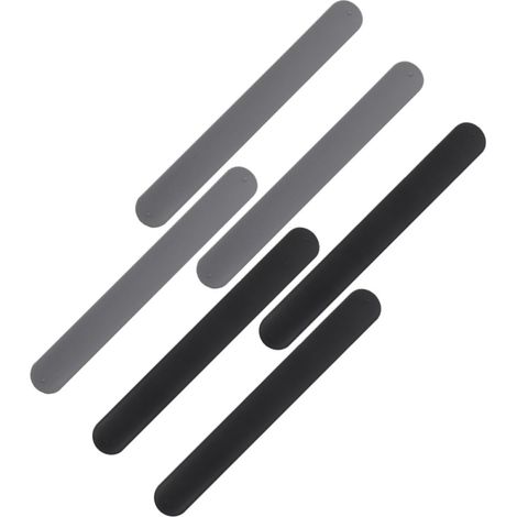 6 Stück Silikon Geschenkverpackung Organizer mit Überzogenen