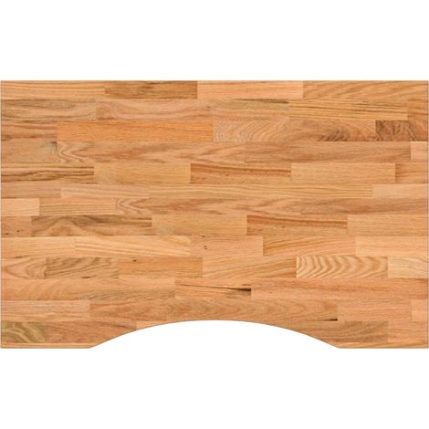 Maison Exclusive - Schreibtischplatte Hellbraun 80x60x2,5 cm Mass (1/5)