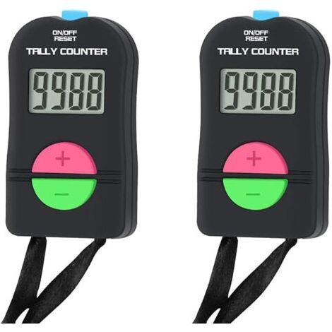 Kleiner digitaler Zähler, manueller elektronischer Klicker für Addition/Subtraktion, manueller Zähler für Golf (1/5)