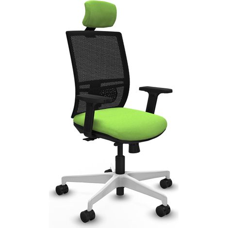 Chaise de bureau piqueras y crespo Yunquera noir mousse découpée (1/2)