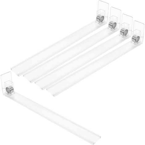 5 Pièces Distributeur Boisson Automatique pour Frigo Organisateur de Canettes à Ressort Poussoir Automatique pour Supermarché et Commerce Optimiseur Espace et Rotation des Produits (1/5)
