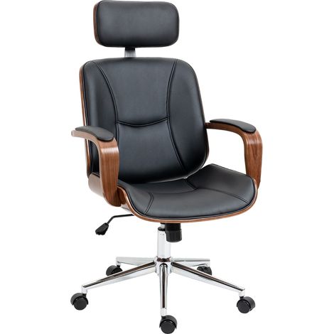 Chaise gaming ergonomique en cuir PU avec soutien lombaire et appui-tête, fauteuil PC confortable noir orange pour bureau, jeu vidéo et longues sessions d’utilisation (1/5)