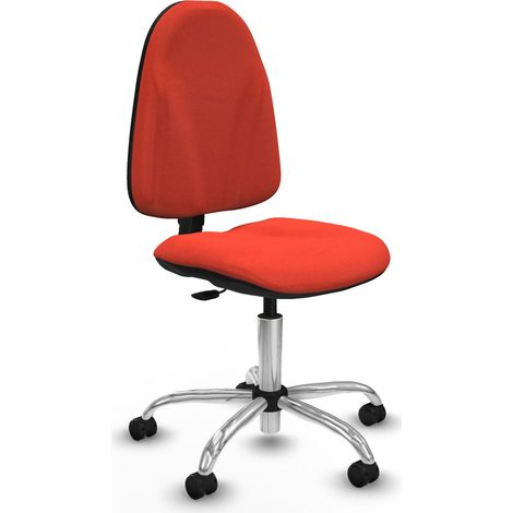 Algarra CP bali naranja oscuro  base cromada ruedas autofrenantes 50mm