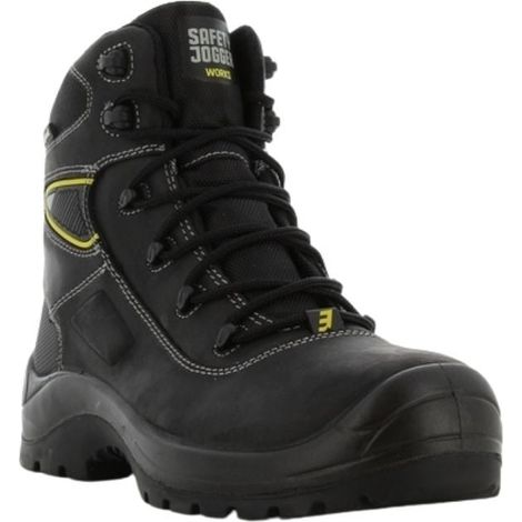 Scarpa antinfortunistica impermeabile Jogger di sicurezza BASALT S3 ESD SRC WR Nero 37