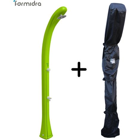 Douche Solaire So Happy Vert - 28L + Housse d'hivernage douche solaire - FORMIDRA