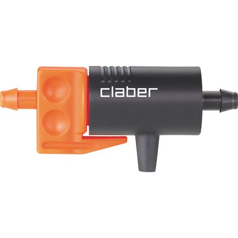 Claber GOCCIOLATORE IN LINEA PER TUBO CAPILLARE IN BLISTER 10 PZ. Art. 91217 0-6 lt/h
