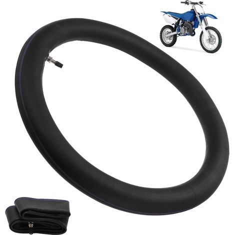 1 Chambre à Air 2.50-17, Valve Droite, Caoutchouc Flexible, Moto Tout Terrain (1/5)