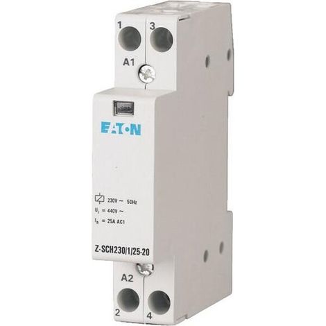 Installationsschütz Z-SCH 1MU 24VAC 2Z Z-SCH24/1/25-20