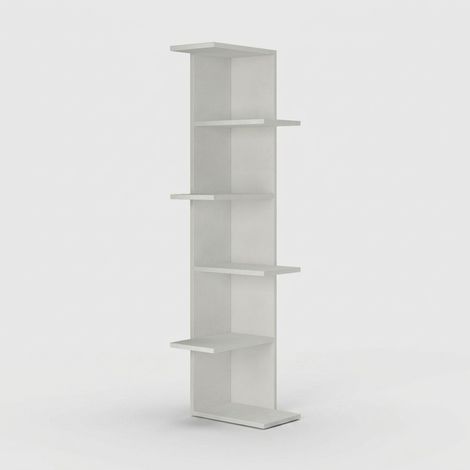 Moderne Wandregal Saso - Platzsparende Bücherregal (1/3)
