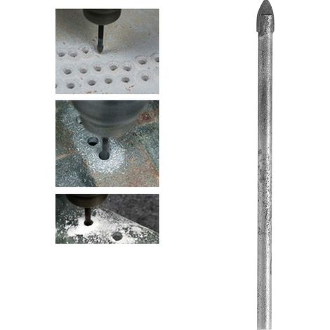 Forets triangulaires en alliage industriel 3-4-5-6-8-10-12 mm pour marbre, verre, céramique et carreaux de céramique. (1/5)