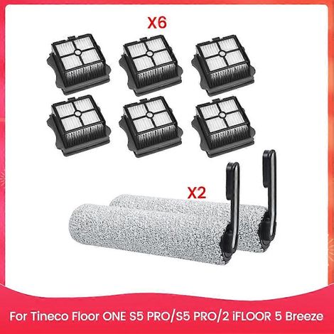 HEPA-Filterbürsten-Walzenset für Tineco Floor ONE S5 S5PRO S5PRO 2 IFLOOR 5 Breeze Nass-Trockensauger Ersatzteile (1/5)