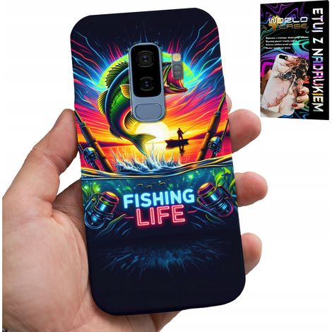 Funda para Samsung Galaxy S9 Plus - estampados de pesca, peces, caña de pescar, tapa trasera (1/5)