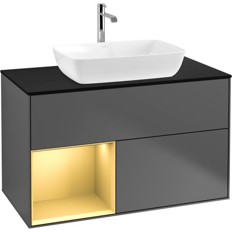 Villeroy & Boch F772HFGK Meuble sous-lavabo Finion F77 (1/2)