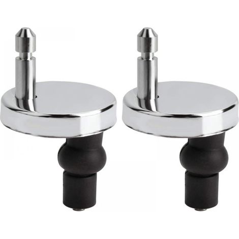 Fixation Abattant WC - Vis D Expansion En Acier Inoxydable Et Caoutchouc - Compatible Avec La Plupart Des Siege De Toilette Standard - Lot De 2 (1/5)