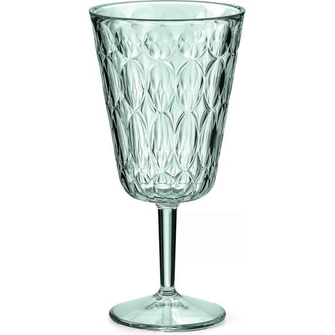GUZZINI Calice "Vanity" 330 Ml in Cristallo Acrilico Verde– Bicchiere Elegante e Resistente per Tavola (1/3)