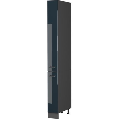 Armadio da farmacia Fame-Line, Blu scuro lucido/Antracite, 20 cm, Vicco (1/5)