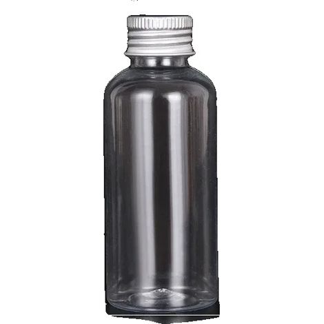 Botellas recargables, diseño portátil, múltiples opciones de capacidad, 60 ml-a, tapas de aluminio negro-a (1/2)