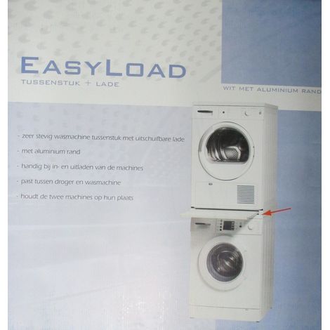 KIT APILAMIENTO PARA LAVADORA/SECADORA CON BANDEJA DESLIZANTE UNIVERSAL EASYLOAD
