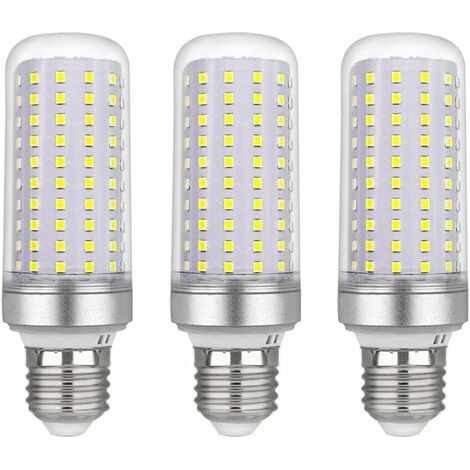 E27 LED-Maiskolbenlampe, 30 W, AC 175–265 V, Kaltweiß (6000 K), 2500 lm, nicht dimmbar, entspricht einer 300-W-Halogenlampe, LED-Maiskolbenlampe für Kronleuchter, Deckenleuchten, Tisch- und Stehlampen