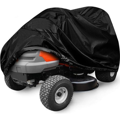 Housse de tondeuse à gazon, housse de tracteur de pelouse étanche de 54', cordon de serrage 210D et sac de rangement pour housse, ajustement universel pour housse de vélo, Beach Cruiser (1/5)