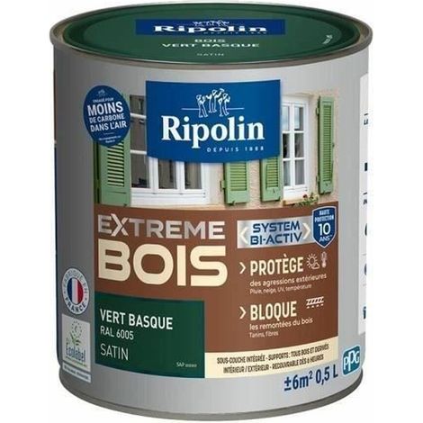 Ripolin Holzlack Satin Hochschutz Basque Grün (1/3)